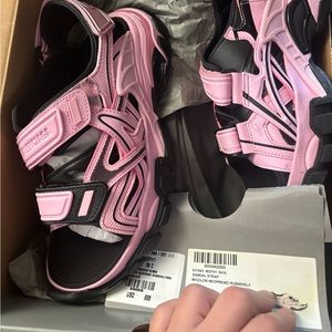 Balenciga track shoe , sandal